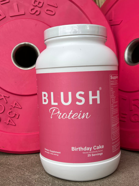 BLUSH Protein (plant based)- Birthday Cake